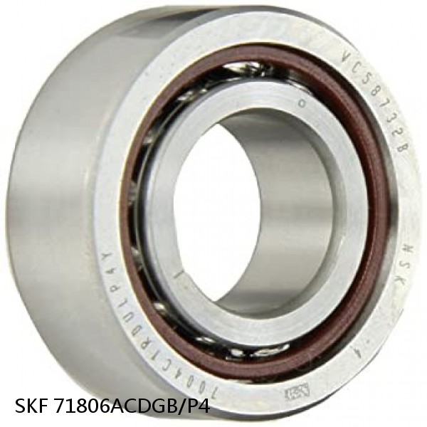 71806ACDGB/P4 SKF Super Precision,Super Precision Bearings,Super Precision Angular Contact,71800 Series,25 Degree Contact Angle