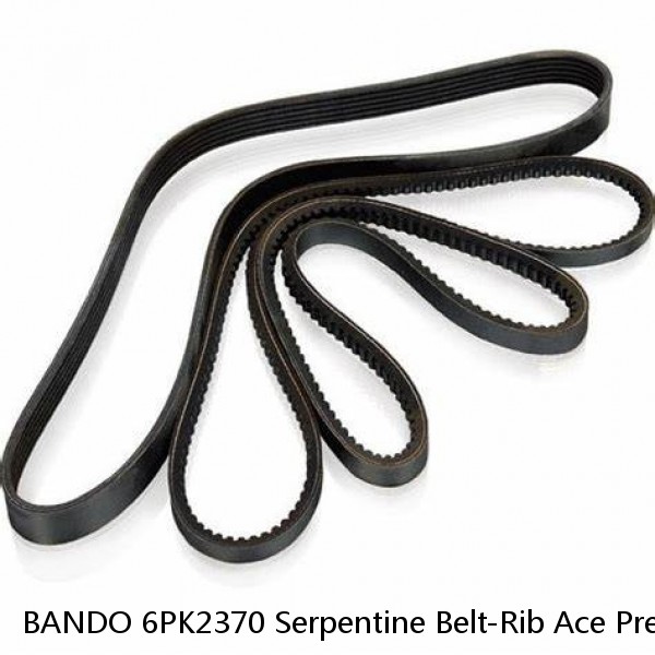 BANDO 6PK2370 Serpentine Belt-Rib Ace Precision Engineered V-Ribbed Belt 