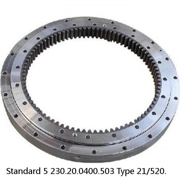 230.20.0400.503 Type 21/520. Standard 5 Slewing Ring Bearings #1 small image