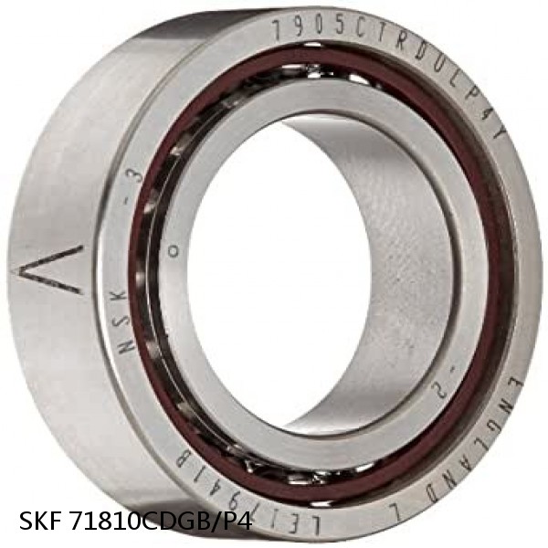 71810CDGB/P4 SKF Super Precision,Super Precision Bearings,Super Precision Angular Contact,71800 Series,15 Degree Contact Angle #1 small image