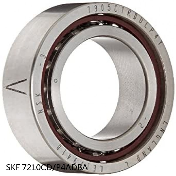 7210CD/P4ADBA SKF Super Precision,Super Precision Bearings,Super Precision Angular Contact,7200 Series,15 Degree Contact Angle #1 small image