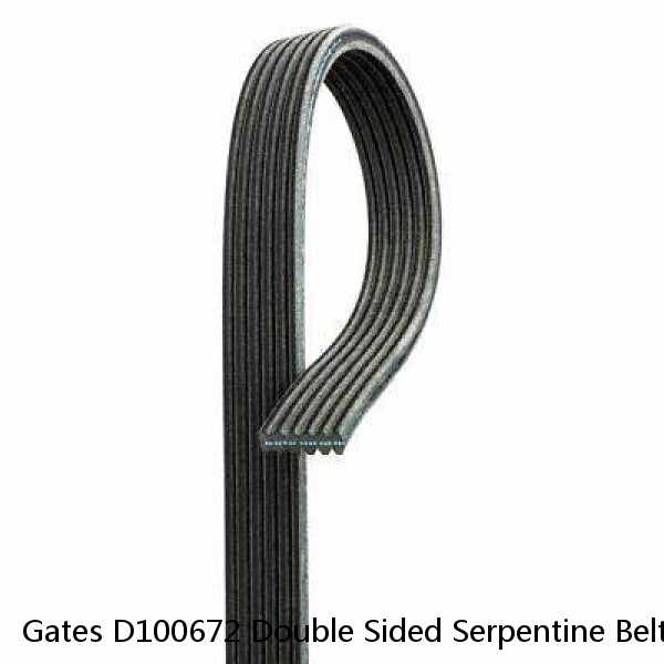 Gates D100672 Double Sided Serpentine Belt For 2010-2018 Mack 10.8L-L6