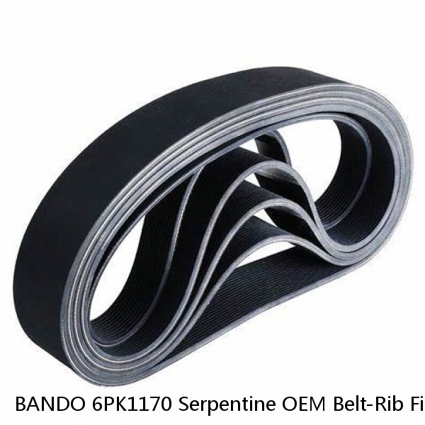 BANDO 6PK1170 Serpentine OEM Belt-Rib Fits ACURA MDX,RLX,TLX 2014-2015, HONDA ++ #1 small image