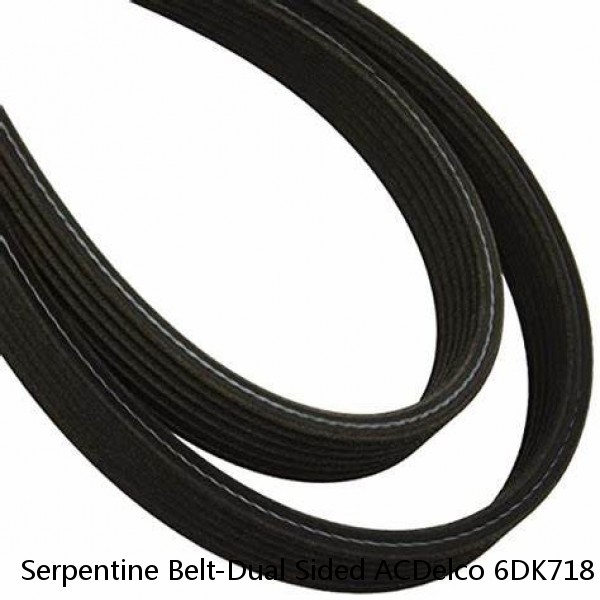 Serpentine Belt-Dual Sided ACDelco 6DK718 #1 image