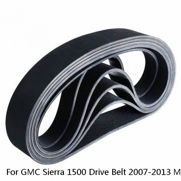 For GMC Sierra 1500 Drive Belt 2007-2013 Main Drive Serpentine Belt 6 Rib Count #1 image